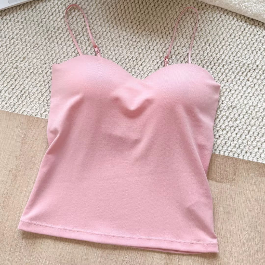 Intimate Built-In Bra Slip Camisole: Padded Everyday Camisole