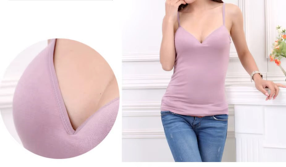 Intimate Built-In Bra Slip Camisole: Padded Everyday Camisole