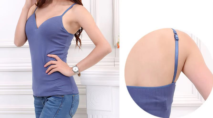 Intimate Built-In Bra Slip Camisole: Padded Everyday Camisole