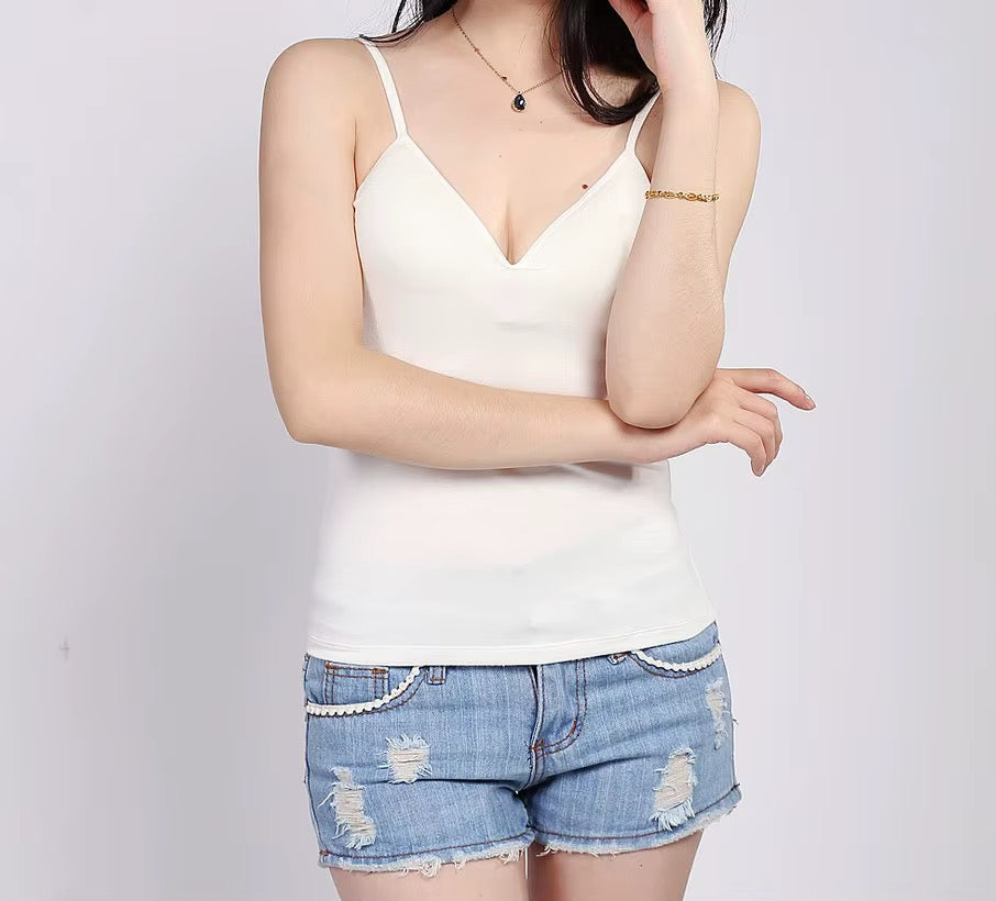 Intimate Built-In Bra Slip Camisole: Padded Everyday Camisole