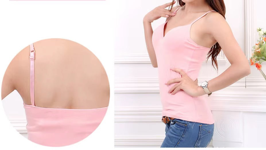 Intimate Built-In Bra Slip Camisole: Padded Everyday Camisole