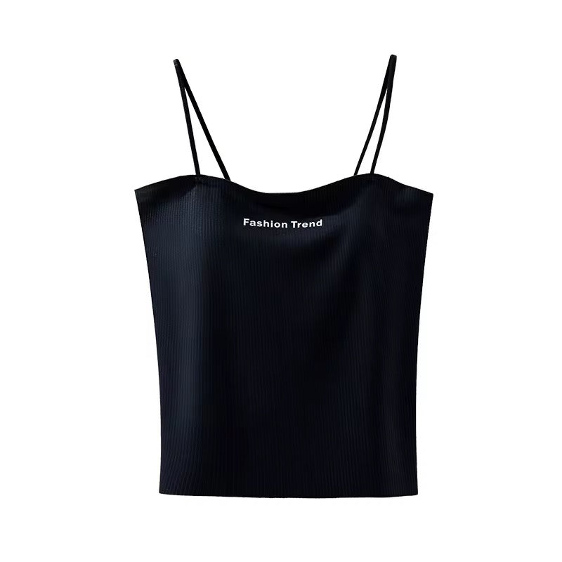 Seamless Support Camisole – Built-in Bra Tank Top with Breathable Fit