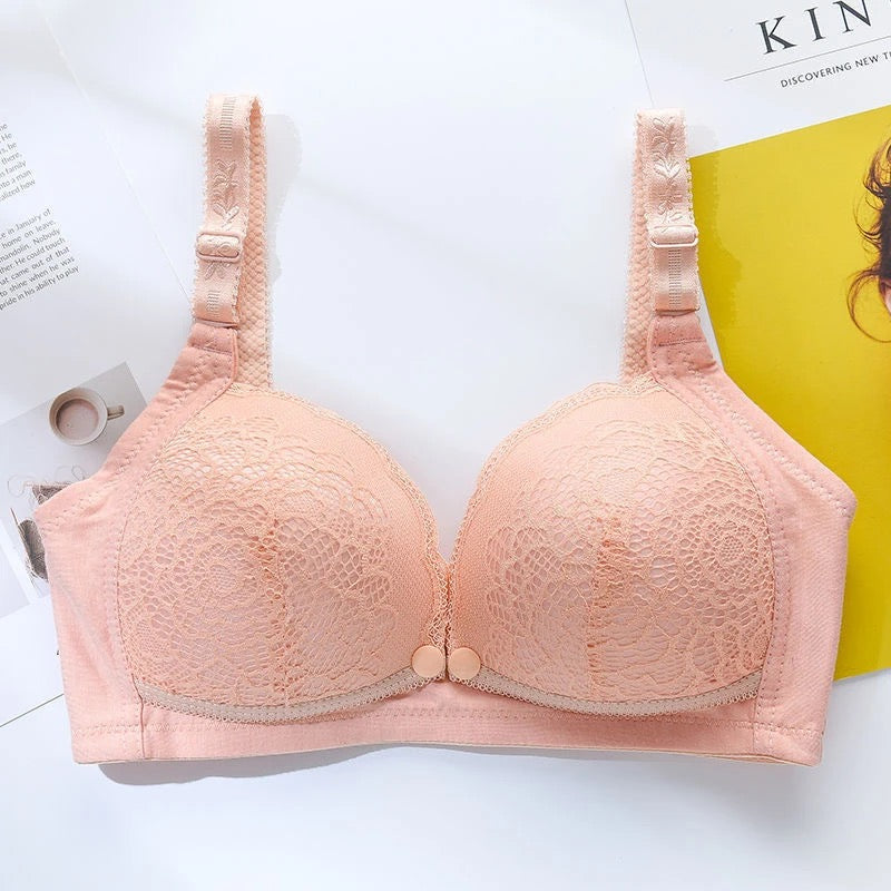 Front Button Maternity Bra