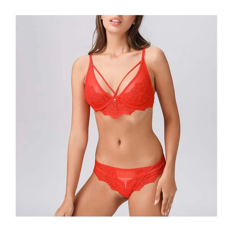 Non Padded Wired Lingerie Set