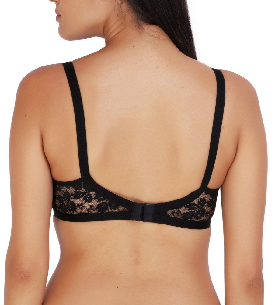 Floral Net Breathable Summer Bra