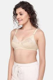 Daily Comfort Cotton Lace Non Padded Bra