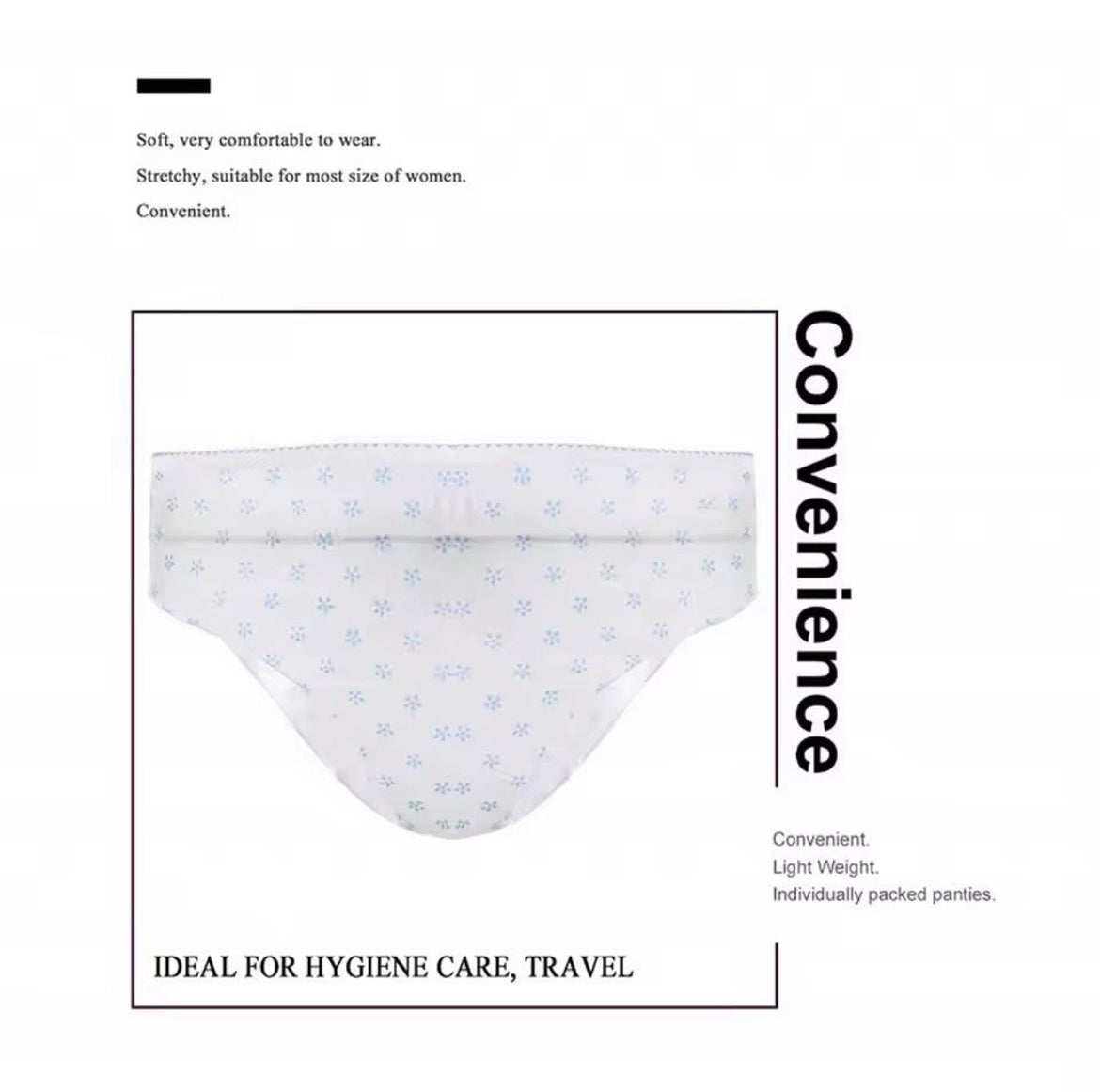 Disposable Underwear Period Panties for Women