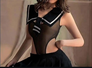 Intimate School Girl Costume Lingerie Fantasy Body Suit Nighty