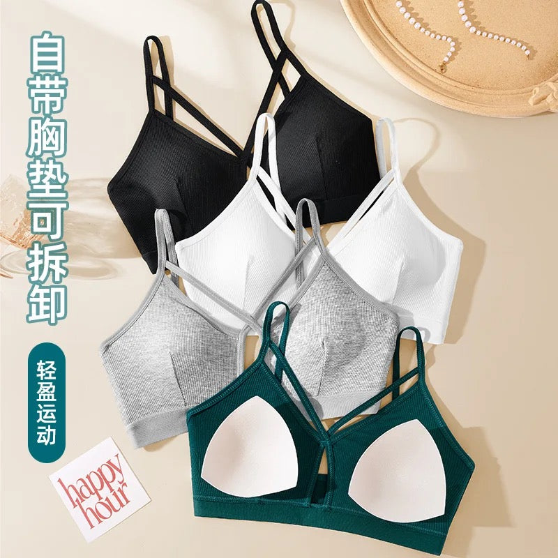 Intimate Lingerie Breathable Yoga Sports Bra Panty Set