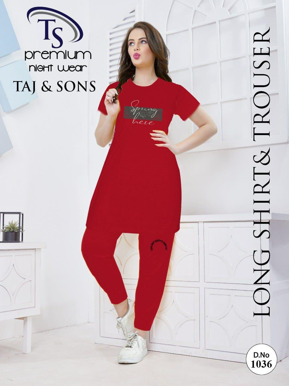 Intimate Cotton PJ Dress with Long Shirt Casual Loungewear