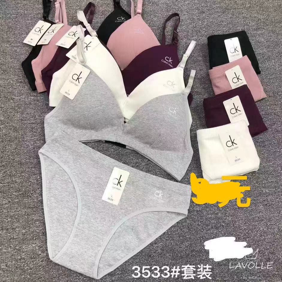 Calvin Klein CK Cotton Bra Underwear Set